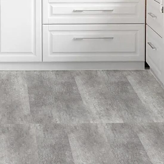 Kvartsvinylgolv SPC Backlighted Dark Concrete / 5 mm / klass 34 / klick (~310 SEK/m²)